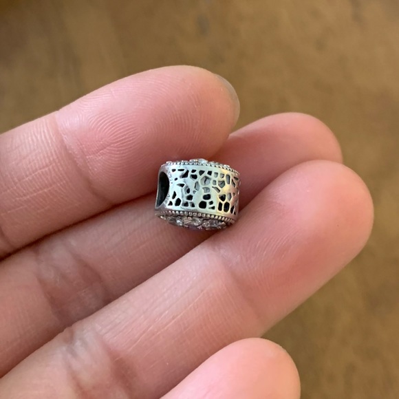 Retired Rare Pandora Forget Me Not Charm Authentic Discontinued EUC - Picture 6 of 9